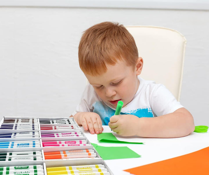 Washable Markers Bulk, Markers for Kids, Bulk Pack, 12 Colors, 240 Count