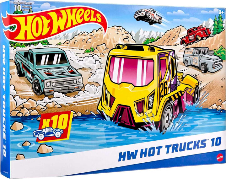Toy Cars, 10-Pack of Race Cars, Includes 1:64 Scale Corvette, Lamborghini, Mclaren Originals