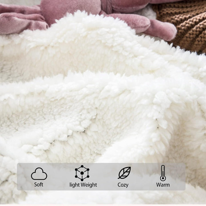 Warm Baby Sleeping Bag Envelope Winter Kid Sleepsack Footmuff Stroller Knitted Sleep Sack Newborn Knit Wool Swaddling Blanket (Gray)