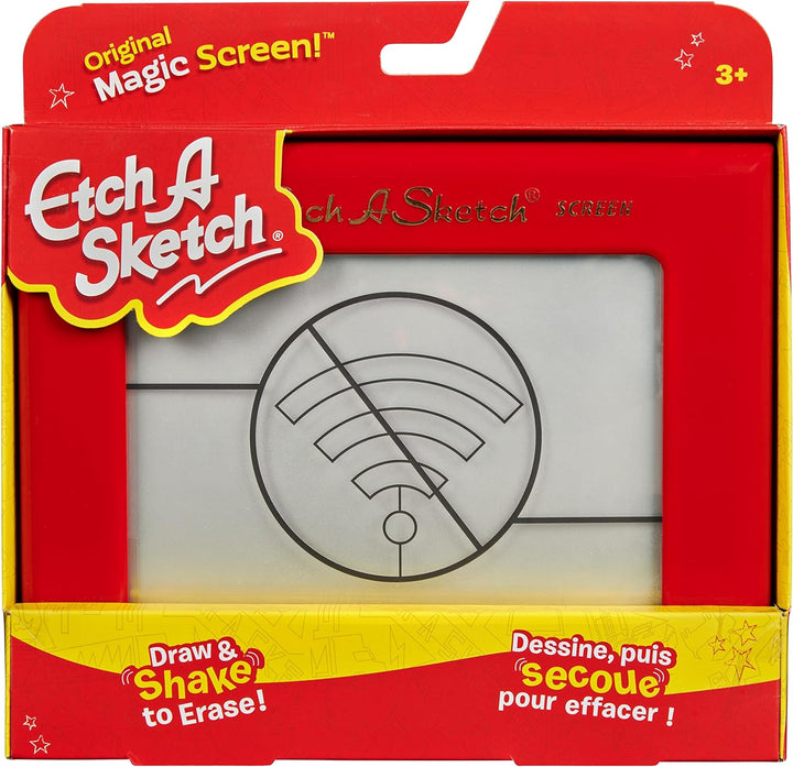 , Classic Red Drawing Toy with Magic Screen, for Ages 3 and Up