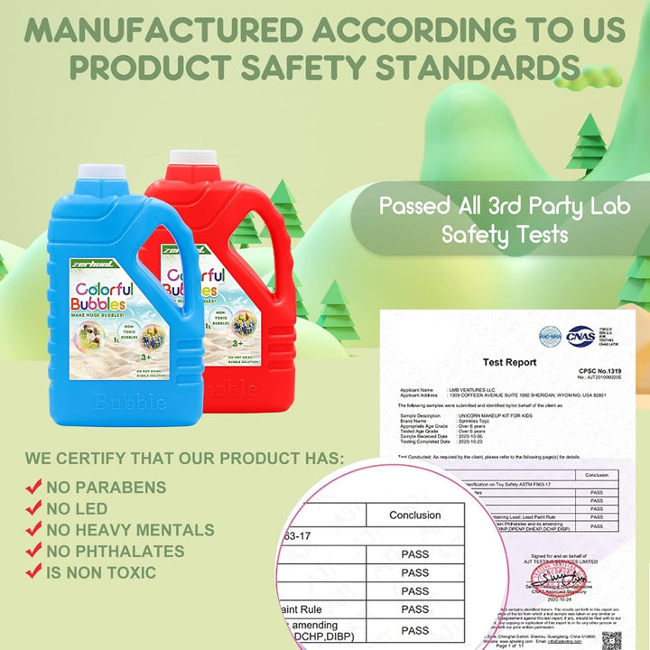 Bubble Solution Refill 33.8 OZ: Bubble Concentrate Solution for Bubble Machine| Bubble Solution Refill for Giant Bubble Wand, Bubble Gun Blower, Birthday Party Favors Wedding (Sky Blue)