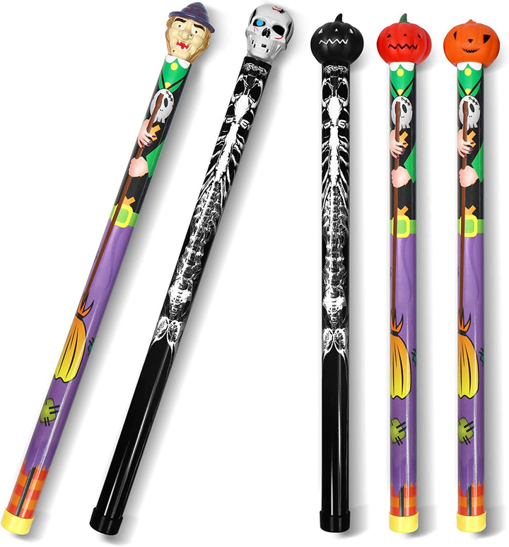 16" Groan Tube Noise Makers 5 Pack - Funny Party Noisemaker for Kids and Adults - Party Favor Sound Tubes Toys Multiple Colors