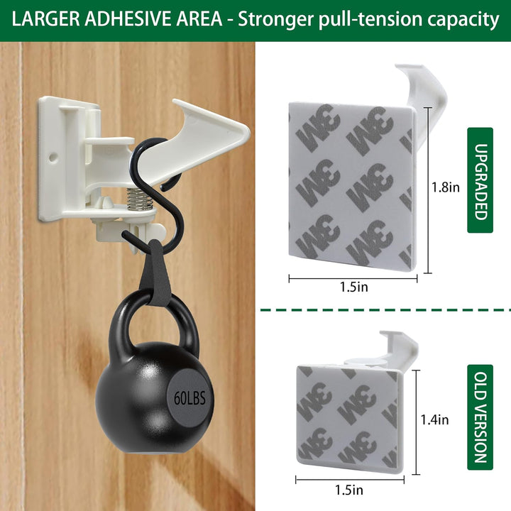 12 Pack Cabinet Locks Child Safety Latches -  Baby Proofing Cabinets Drawer Lock with Adhesive Easy Installation - No Drilling or Extra Screws (White)