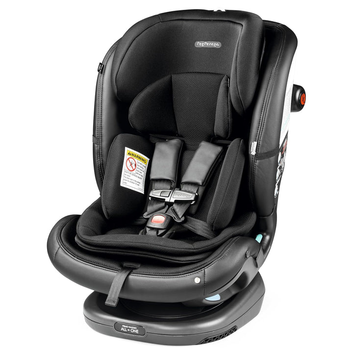 Primo Viaggio All-In-One Convertible Car Seat – Newborn to 10+ Years – 5-120 Lbs – Height Adjustable & Slim, 100% Fr-Free, Made in Italy, Mercury (Grey)