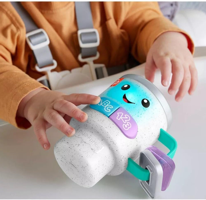 Baby & Toddler Toy Laugh & Learn Wake up & Learn Coffee Mug with Lights Music & Learning for Infants Ages 6+ Months