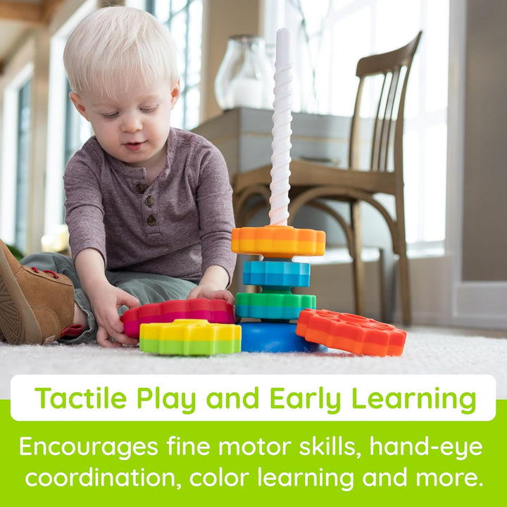 Spinagain, Baby Stacking & Spinning Toys for Toddlers Ages 1+