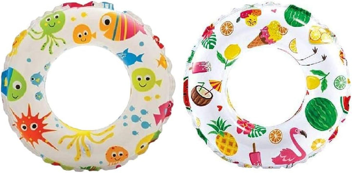 - Recreation Lively Print Swim Ring, Summer Fun (Pack of 2 Assorted)