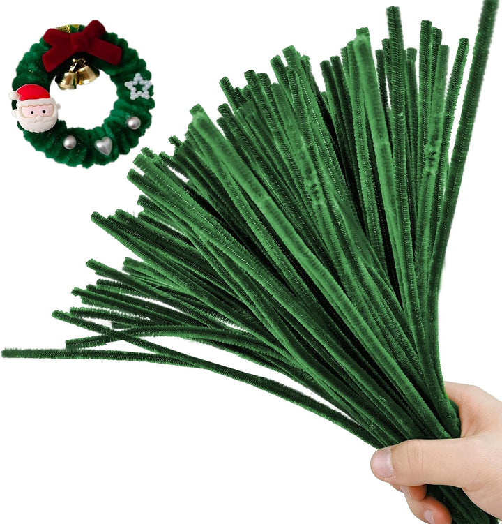 200PCS Pipe Cleaners with Instruction Manual 20 Colors Chenille Stems Bulk Art Craft Supplies Colorful Thick Fluffy Fuzzy Wire Sticks DIY Project for Kids Adults Back to School Supplies