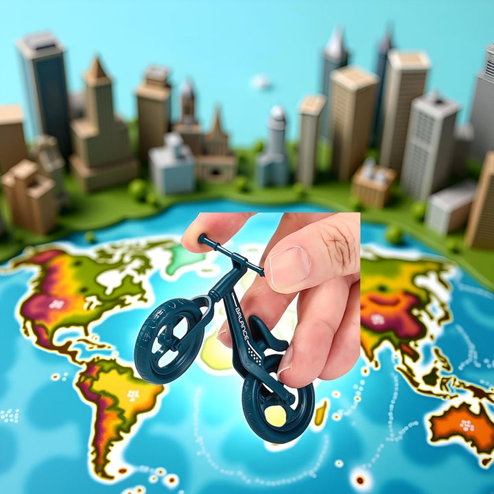 1Pc Random Color Small Finger Cycling, Small Mountain Cycling Figure Finger, Finger Bikes Scooter Tiny Toy, Small Mountain Cycling Figure Finger Playing Toy, Desktop Decoration