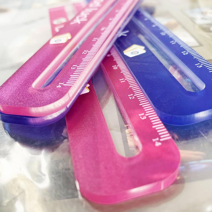 4Pcs Mahjong Line Finder,Clear Acrylic Mahjong Card Line Guide Ruler,Mahjong Rules Helper Quick Reader,Mahjong Accessories Gifts for Mahjong Lovers Playing Game