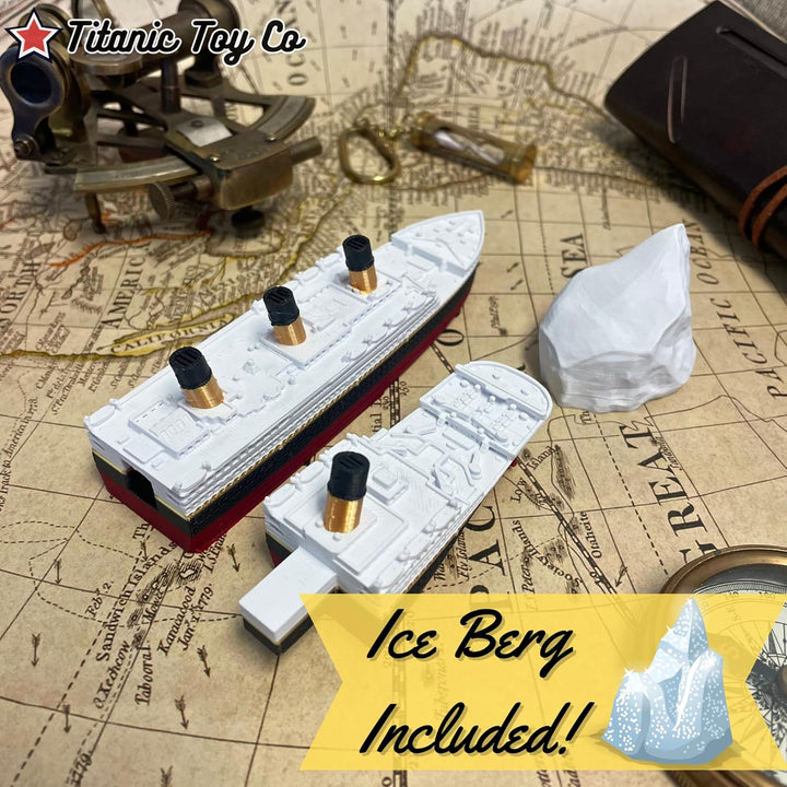 Split in Half Titanic Bath Boat and Pool Toy,Break in Half RMS Titanic Toys for Kids, Historically Accurate Breakable Titanic Toy, Titanic Ship, Titanic Cake Topper, Titanic Figurine, Titanic Boat, Titanic Replica