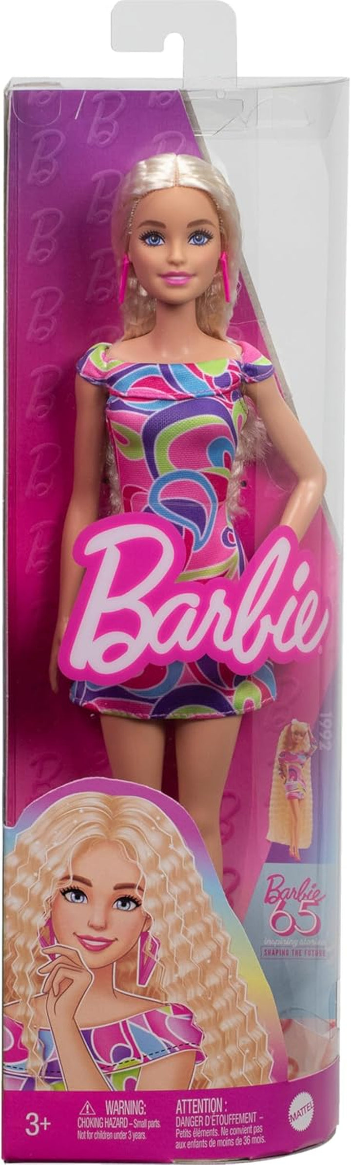 Fashionistas Doll #223 with Blonde Wavy Hair, Totally Hair-Inspired Dress & Accessories, 65Th Anniversary Collectible Toy