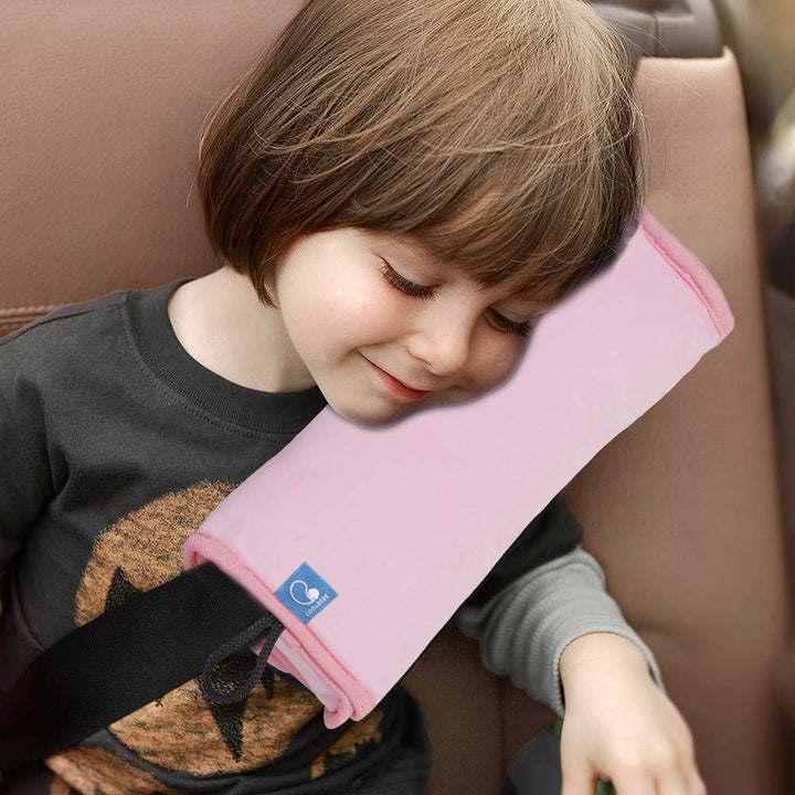 Car Seat Straps Shoulder Pads for Baby Kids, Super Soft Seat Belt Covers for All Car Seats/Pushchair/Stroller/High Chair