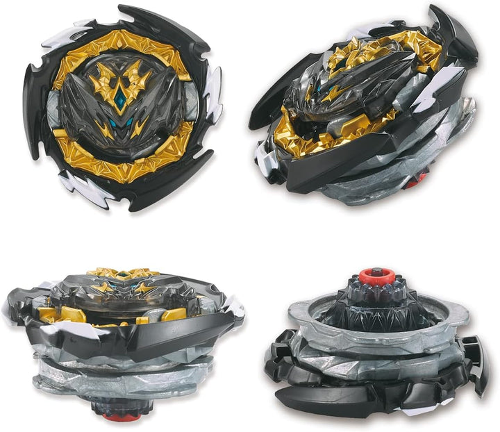Bey Burst Gyro Toy Set with Arena Metal Fusion Attack Top Grip Toy Great Birthday Gift for Boys Children Kids Age 6 8 10 12+ Game Storage Box 12 Burst Gyros 1 Stadium 4 Two-Way Launcher 2 Handles