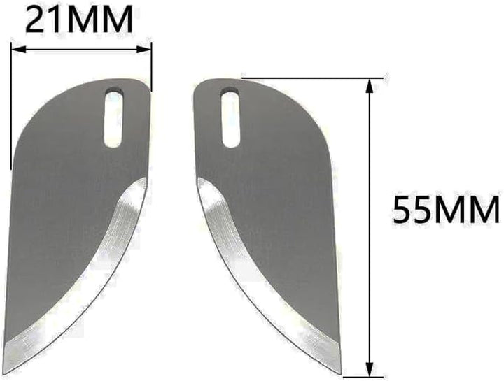 55 * 21Mm RC Model Boat Water Knife Turn Fins for 60-75Cm Electric/Nitro Power Remote Control Boats Feilun FT012 FT011 Parts