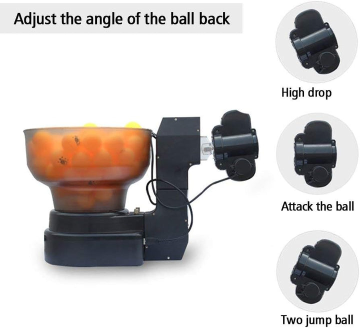 Ping Pong Robot Machine with 36 Different Spin Balls Table Tennis Robots Automatic Ball Machine for Training
