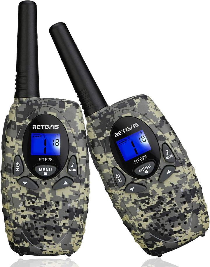 RT628 Walkie Talkies for Kids,Toys Gifts for 6-12 Years Old Boys Girls,Long Range 2 Way Radio 22CH Vox,Birthday Gift,Family Walkie Talkie for Camping Hiking Indoor Outdoor