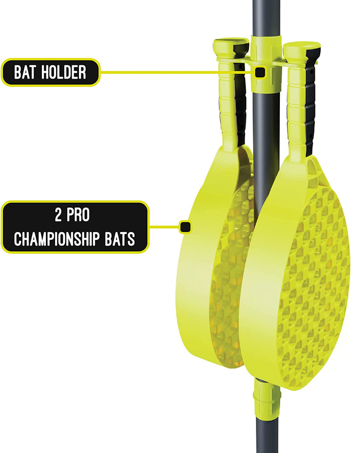 All Surface Tetherball Tennis Set – Portable Outdoor Game for Kids & Adults – Includes Paddles & Ball – Backyard, Lawn, or Park Active Play – Family Fun, Easy Setup & Storage