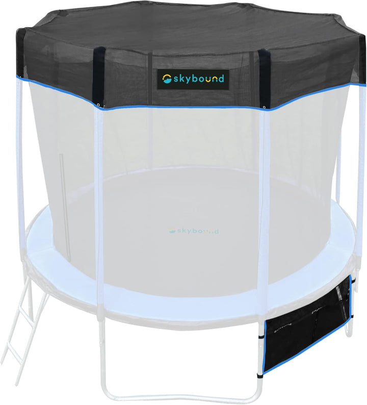 Recreational Trampoline Cover - round Outdoor Trampoline - Heavy Duty Sun Shade Covers for Straight-Pole round Trampolines - Only Includes Top Cover and Shoe Bag