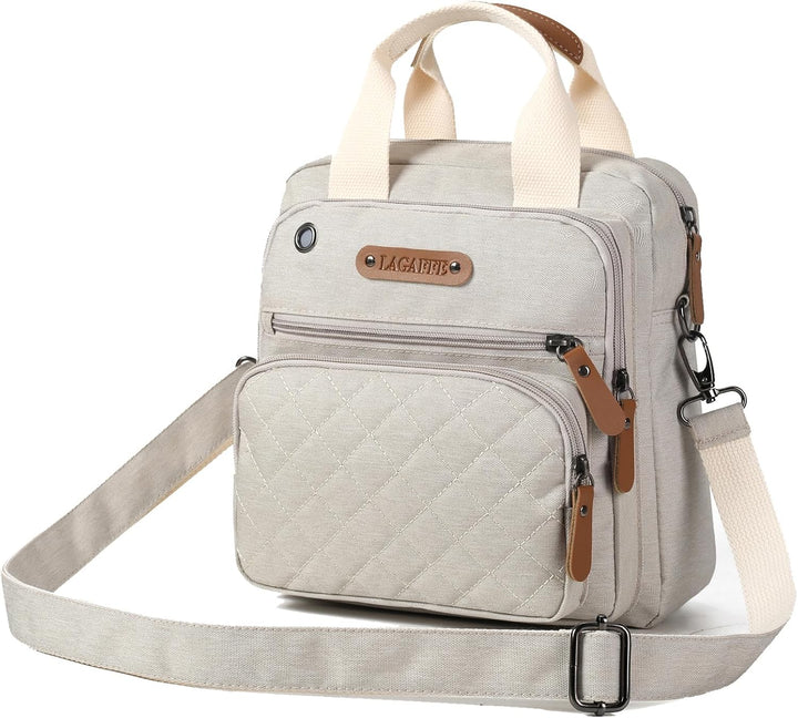 Mini Multi-Function Diaper Bag Tote Messenger Backpack-Stripes