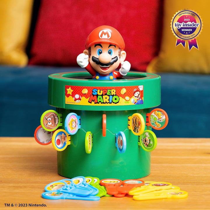 Pop up Super Mario Board Game - Family and Preschool Kids Games for Family Game Night - Kids Activities and Super Mario Toys - Girls and Boys Games - 2-4 Players - Ages 4 Years and Up