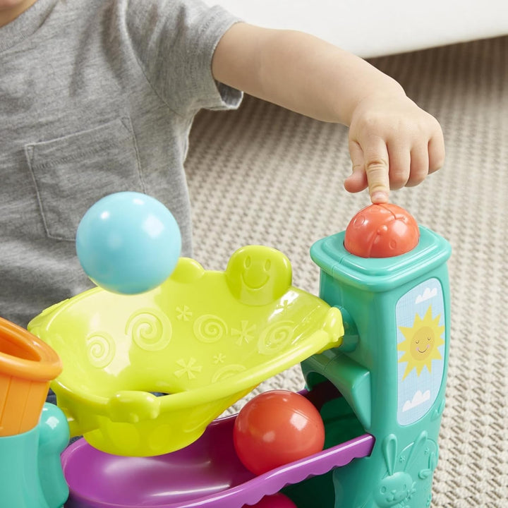 Chase 'N Go Ball Popper Toy for Active Babies and Toddlers with 4 Colorful Balls for Boys Girls and Kids Ages 9, 10, 11, 12 Months and Up