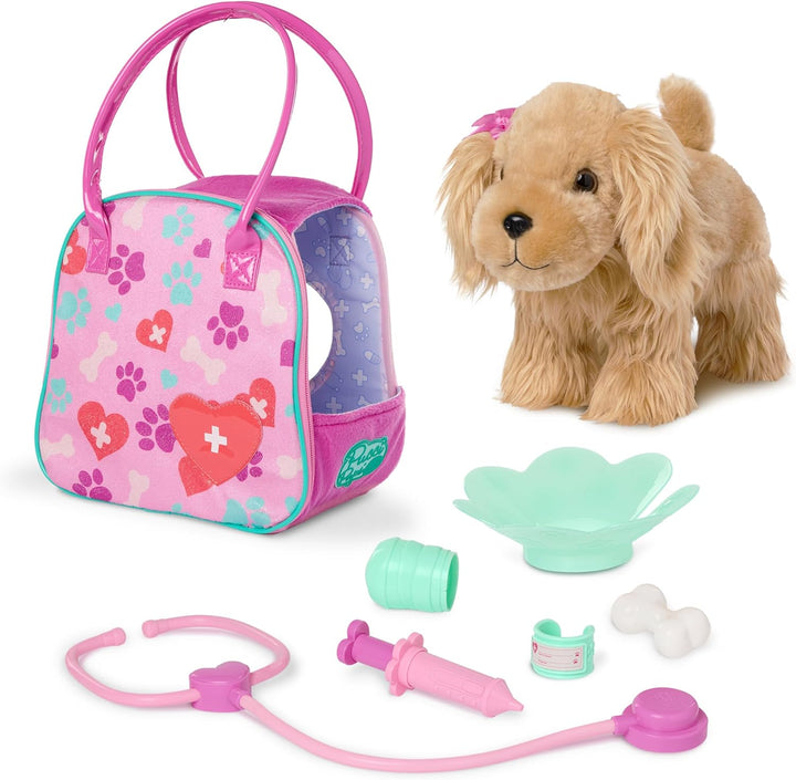 – Plush Horse – Dog Carrier – Heart & Stripes Bag & Pony – Comb & Purse – Stuffed Animal – 2+ Years