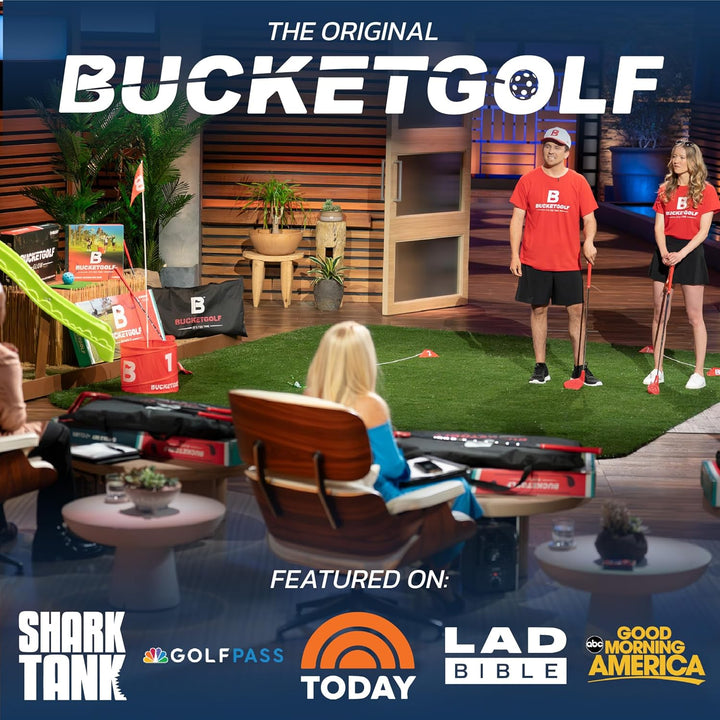 Game Pro the Original Ultimate Backyard Golf Game for Family, Adults and Kids - Portable 9 Hole Golf Course Play Outdoor, Lawn, Park, Beach, Yard