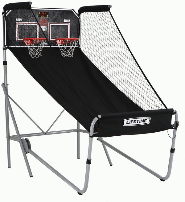 90648 Double Shot Deluxe Basketball Arcade Game