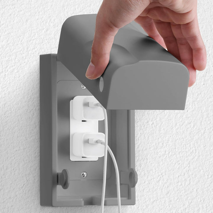 Bates - Baby Safety Outlet Cover Box, Outlet Covers Baby Proofing, Plug Covers for Electrical Outlets