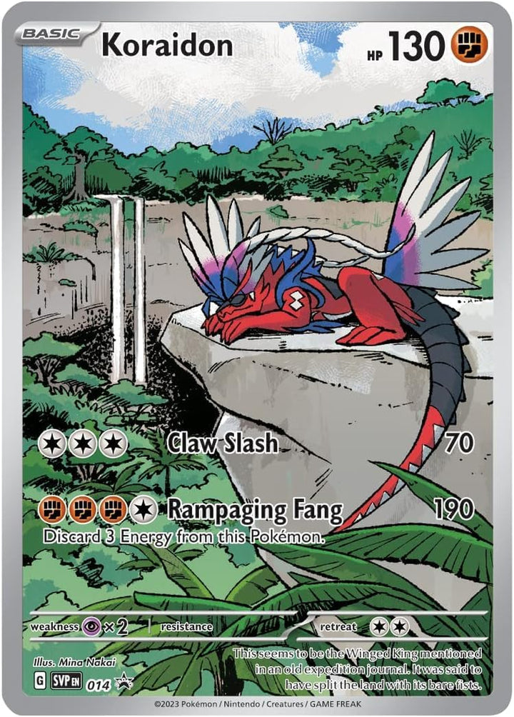 TCG: Scarlet & Violet Elite Trainer Box (Miraidon Purple or Koraidon Red, Random Color)