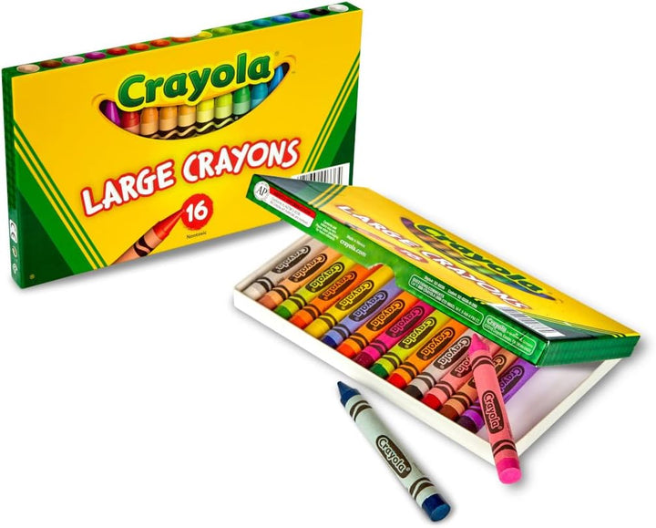 Large Crayons, Classic Colors, 16 Count