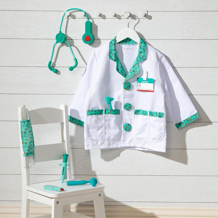 Doctor Role Play Costume Dress-Up Set (7 Pcs) Frustration-Free Packaging