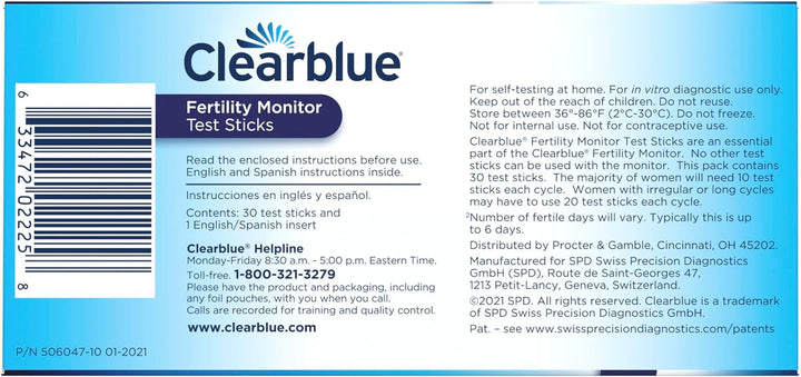 Fertility Monitor Test Sticks, 30 Count