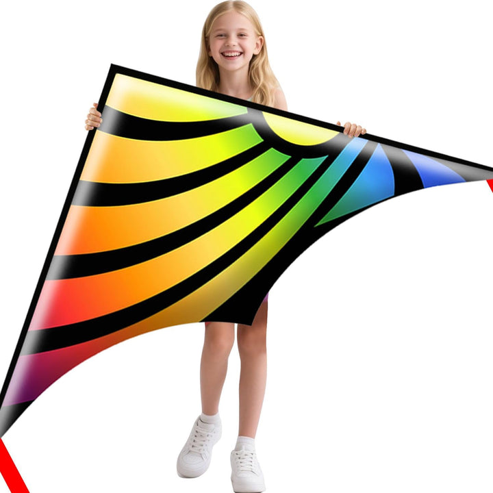 s for Kids Ages 4-8, Large Kite for Adults, Easy to Fly Beach Kites with Handle and String,Perfect for Beginners,Beach,And Outdoor Flying Fun