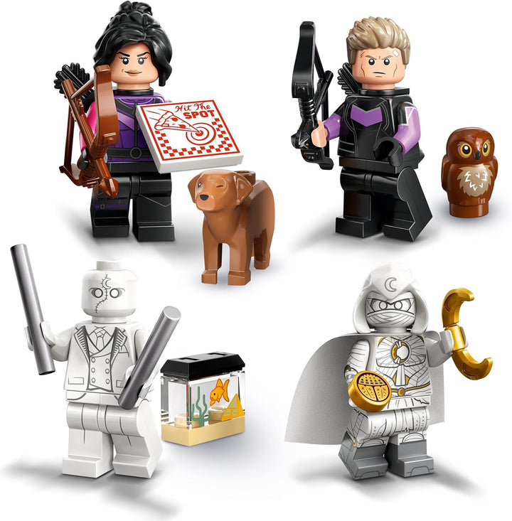71039 Marvel Series 2 Mini Figures, 1 of 12 Iconic Disney+ Characters to Collect in Each Bag, Includes Wolverine, Hawkeye, She-Hulk, Echo and More (1 Piece, Style Sent Randomly)