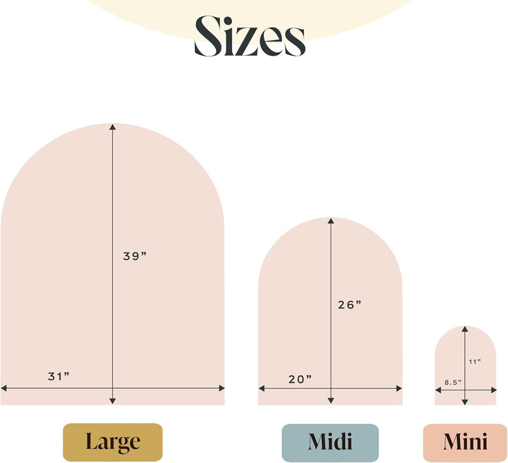 Magicwall | Magnetic Wall Decal Arch | Peel and Stick Magnetic Chalkboard for Wall | Kids Wall Decals | Playroom Essentials | Includes Chalk & Holder | Midi | 20 X 26 | Pink