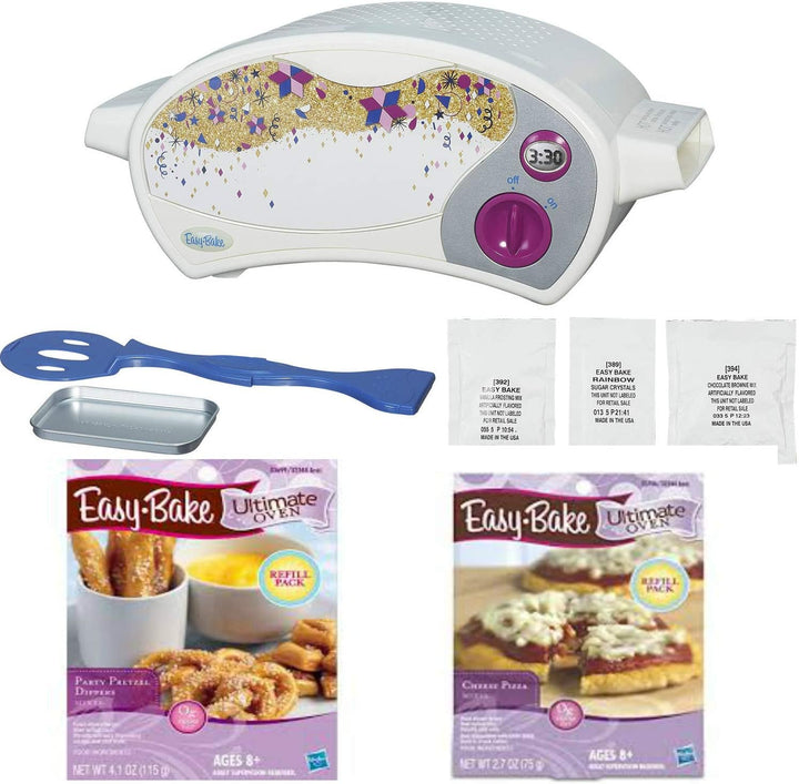 Ultimate Oven Deluxe Gift Set, White. Bundle of Oven and Pizza and Pretzel Mixes (Bundle of 3 Items)