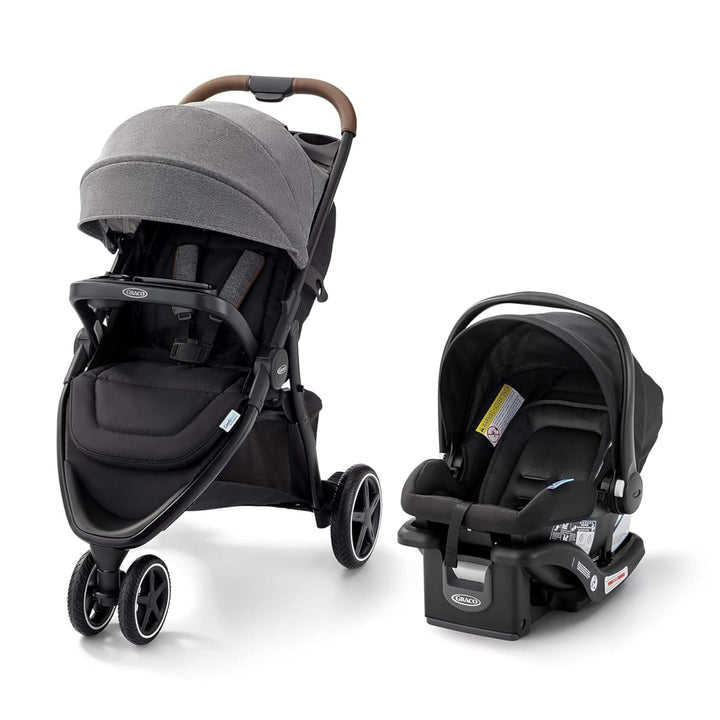 Outpace LX All-Terrain Travel System - Includes Snugride 30 Lite Infant Car Seat, Briggs, High-Performance Stroller/Car Seat Combo, Practical & Durable