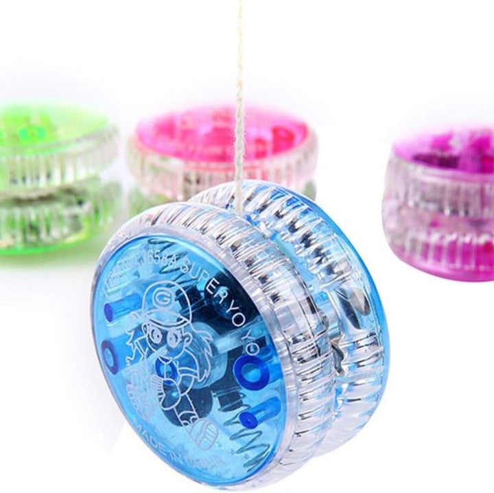 LED Light up Yo Yo Yoyo for Kids Beginner Yoyo for Kids Responsive Ball Bearing Yoyo 4 Pack (4 Pack LED Light up Yoyo)