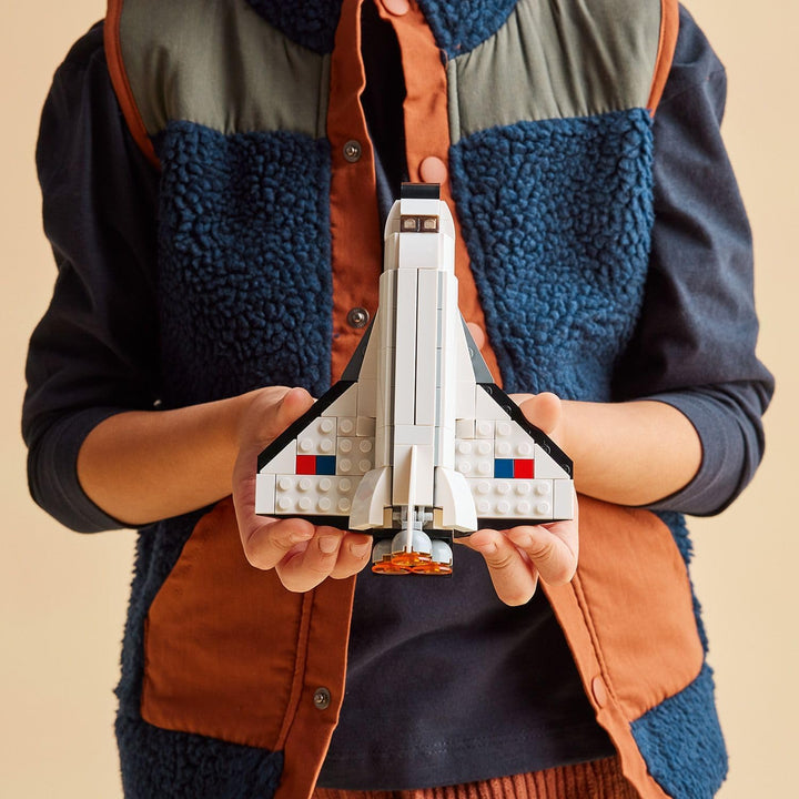 Creator 3 in 1 Space Shuttle Toys - Space Toys Building Set for Boys & Girls, Ages 6+ - Option to Build 2 Spaceships or Astronaut - Educational Gift for Kids Birthday & Holidays - 31134