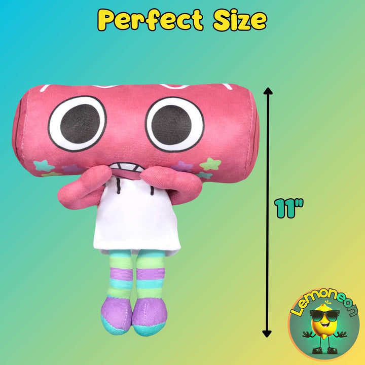 Dandy'S World Plush 11" Cosmo Plush Stuffed Figure Pillow for Video Game Fans Room Decor with a Sticker Set