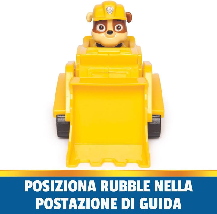 , Rubble’S Bulldozer, Toy Vehicle with Collectible Action Figure, Sustainably Minded Kids Toys for Boys & Girls Ages 3 and Up