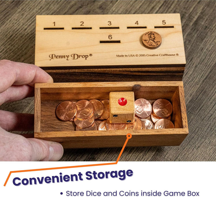 Penny Drop Size Medium from  - Fun Family or Bar Game