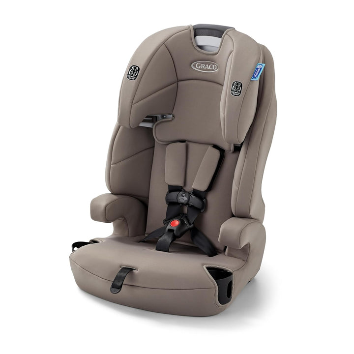 Tranzitions 3-In-1 Harness Booster Car Seat, Forward Facing Car Seat, Highback, to Backless Booster, Black