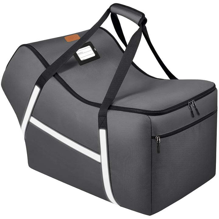 Infant Car Seat Travel Bag for Airplane Compatible with All Nuna Pipa Car Seat and Base,Chicco Keyfit 30 and Base, Padded Car Seat Bags for Air Travel,Car Seat Gate Check Bag with Side Pocket, Black