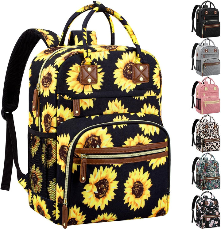 Diaper Bag Backpack for Women Large Capacity with Insulated Pockets Multifunctional Diaper Bags for Baby Girl Boy Waterproof Baby Bags for Mama Maternity Travel Bag Black