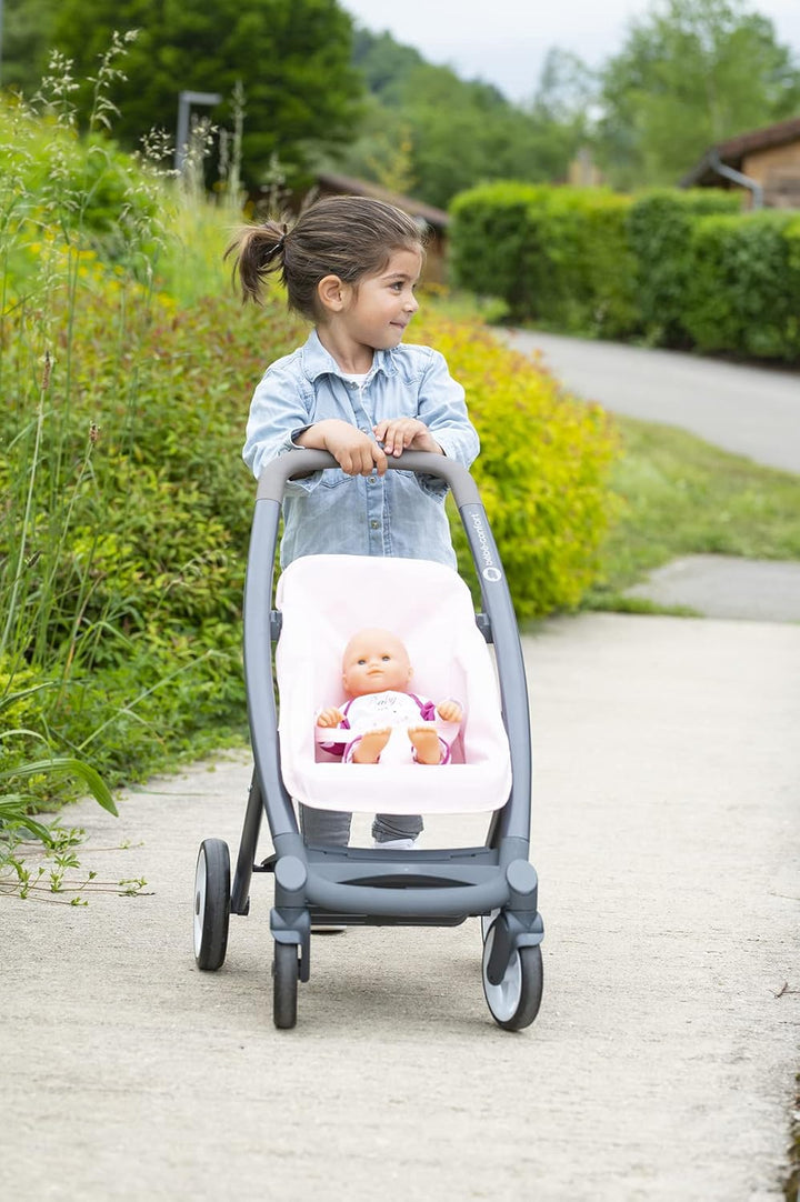 - Bébé Confort - Stroller + Pushchair 3 in 1 - for Babies and Dolls - Quiet and Multidirectional Wheels - Basket Of