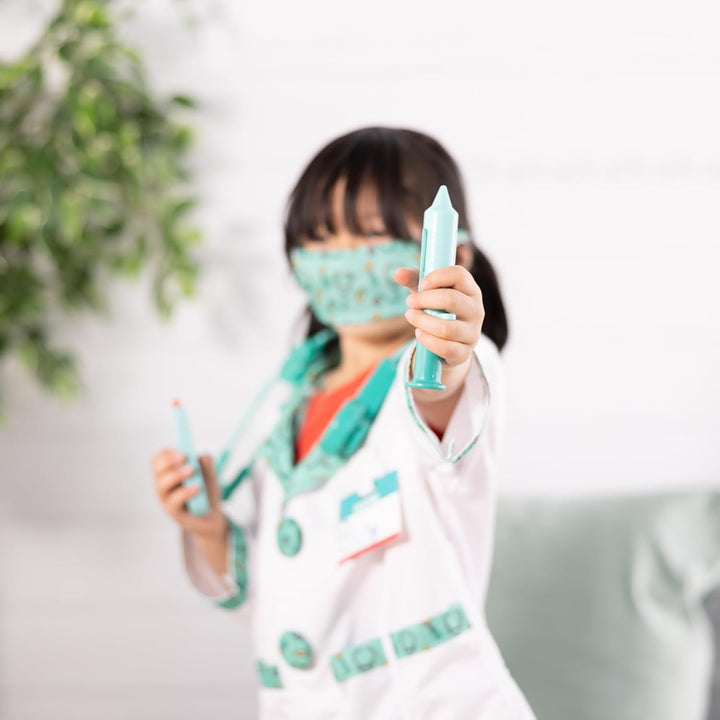 Doctor Role Play Costume Dress-Up Set (7 Pcs) Frustration-Free Packaging