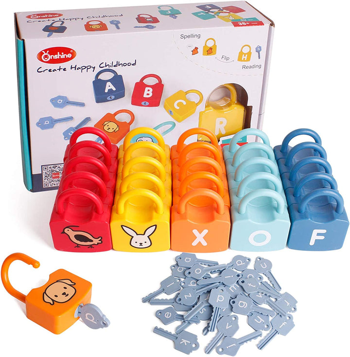 Kids Learning Locks with Keys Numbers Matching & Counting Montessori Educational Toys for Ages 3 Yrs+ Boys and Girls Preschool Games Gifts